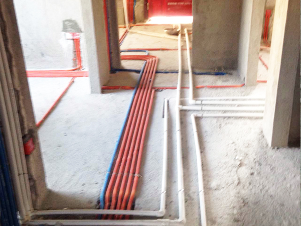 東莞保利生態(tài)城裝修工地現場之水電工程